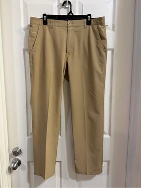 ZELOS Men's Tan Chino Pants